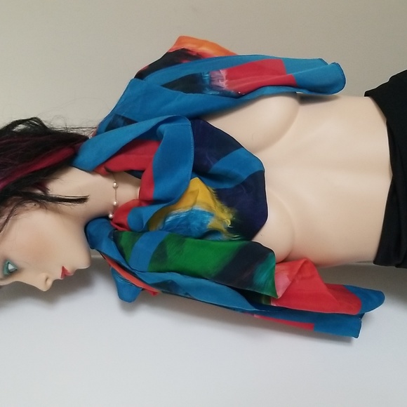 100% silk kimono/coverup - Picture 12 of 15